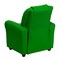 Emma and Oliver Contemporary Kids Recliner with Cup Holder and Headrest